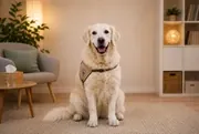 Praxis-Hund Bailey in der Psychotherapie-Praxis Bad Vilbel